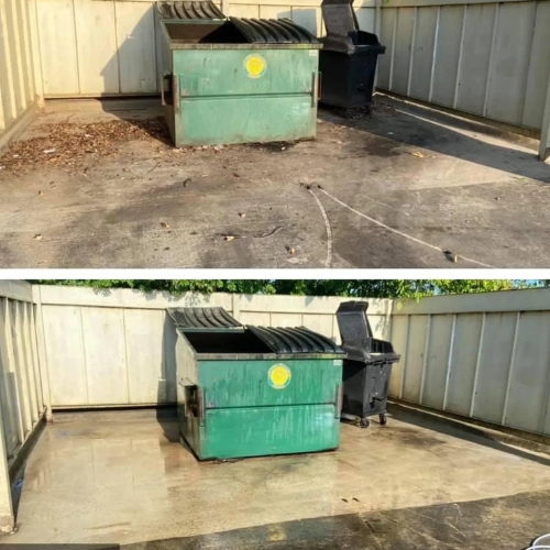 DUMPSTER PAD CLEANING in Frisco, TX