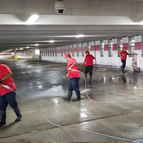 Parking Lot Cleaning in Frisco, TX